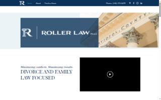 Roller Law website