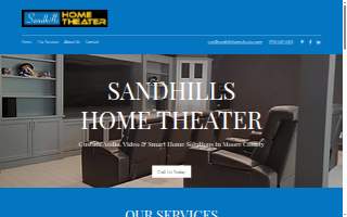 Sandhills Home Theater of Thomasville website
