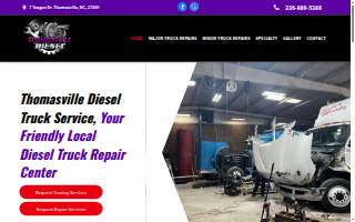 Thomasville Diesel Truck Service website