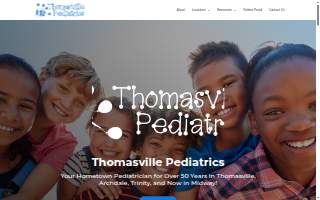 Thomasville Pediatrics website