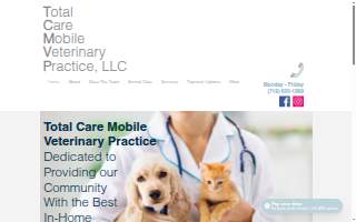 Total Care Veterinary Hospital website