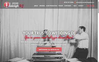 All Around Raleigh DJ of Wake Forest website