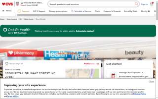 CVS Pharmacy website