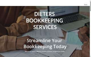 Dieters Bookkeeping Services website