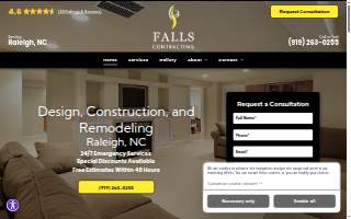 Falls Contracting LLC website