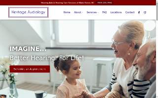 Heritage Audiology website