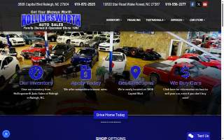 Hollingsworth Auto Sales Inc website