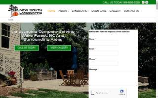 New South Landscaping Inc website