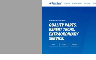 Quicklane Tire & Auto of Wake Forest website