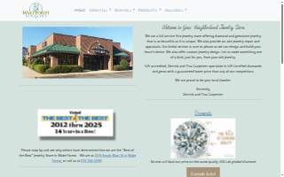 Wake Forest Jewelers website