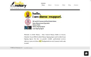 Hello Notary website