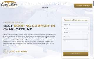 Seven Twelve Roofing of Waxhaw website