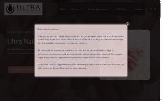 Ultra Nail Boutique website