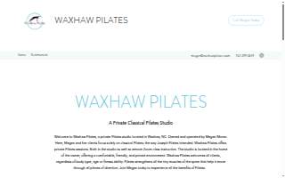 Waxhaw Pilates website