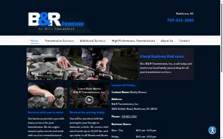 B & R Transmission Inc website