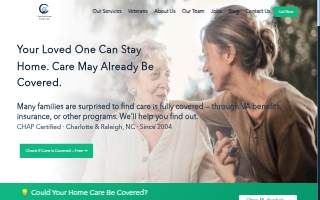 Carolina Home Health Care website