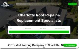 Charlotte Premier Roofing of Weddington website