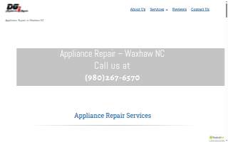DGi Appliance Repair Inc. website