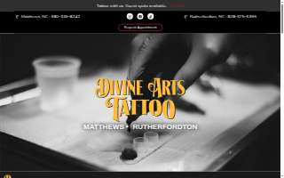 Divine Arts Tattoo Company website