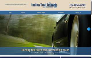 Indian Trail Imports of Weddington website