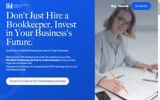 LH Bookkeeping Services website
