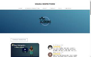 Ohana Inspections website