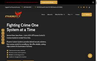 Phoenix Custom Systems of Matthews website