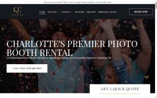 QC Booths of Weddington website