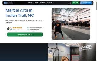Union Martial Arts of Weddington website