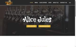 Alice Jules Coffee House website