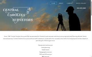 Central Carolina Surveyors PA website