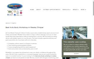 Color Master Premium, Collision Center website