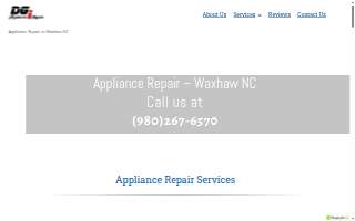 DGi Appliance Repair Inc. website