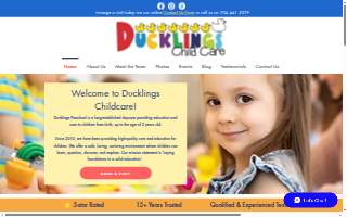 Ducklings Child Care at Waxhaw website