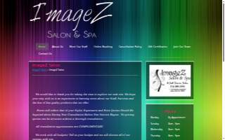 Imagez Salon & Spa website