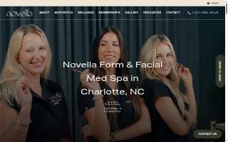 Novella Form & Facial website