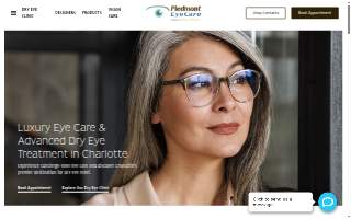 Piedmont EyeCare Associates website