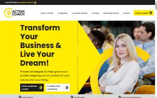 ActionCOACH of SE NC website