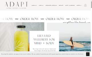 Adapt Kitchen and Juice Bar website