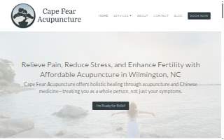 Cape Fear Acupuncture website