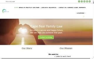 Cape Fear Family Law - Wilmington website