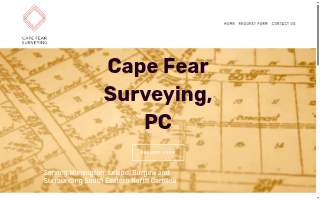 Cape Fear Surveying, PC website
