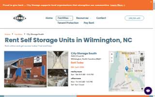 City Storage South website