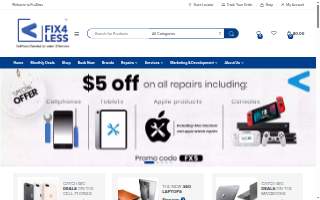 Fix4less of Wilmington website