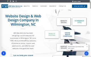 GM Web Services of Wilmington website