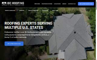 IBC Roofing Wilmington website