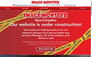 Image Monster Signs and Graphics website