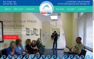 Masonboro Urgent Care website
