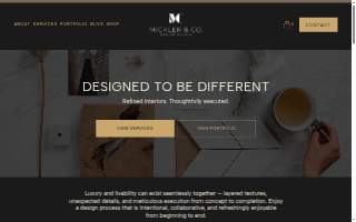Mickler & Co. Design Studio website
