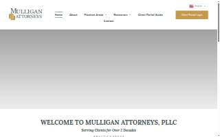 Mulligan Attorneys PLLC website